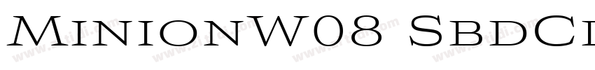 MinionW08 SbdCdCp Re字体转换